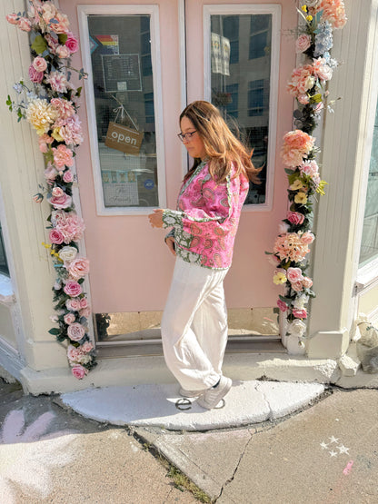 Phoebe Floral Reversible Quilted Jacket - FINAL SALE