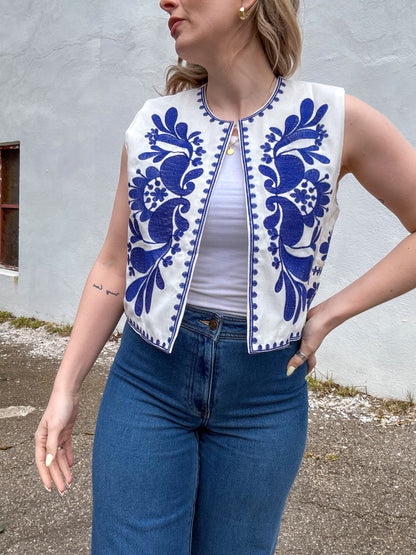 Melinda Embroidered Vest