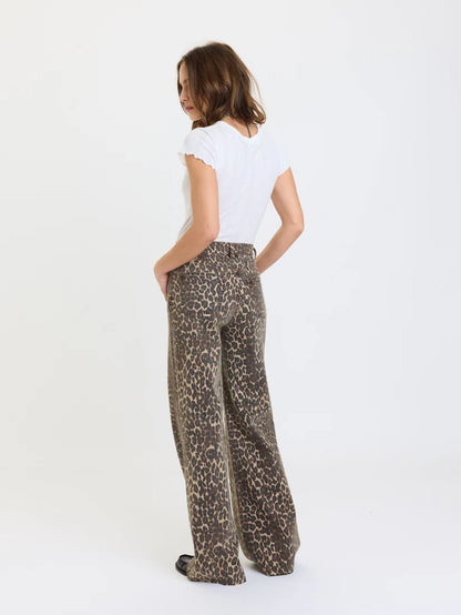 Far Out Wide Leg Jean in Cool Cat