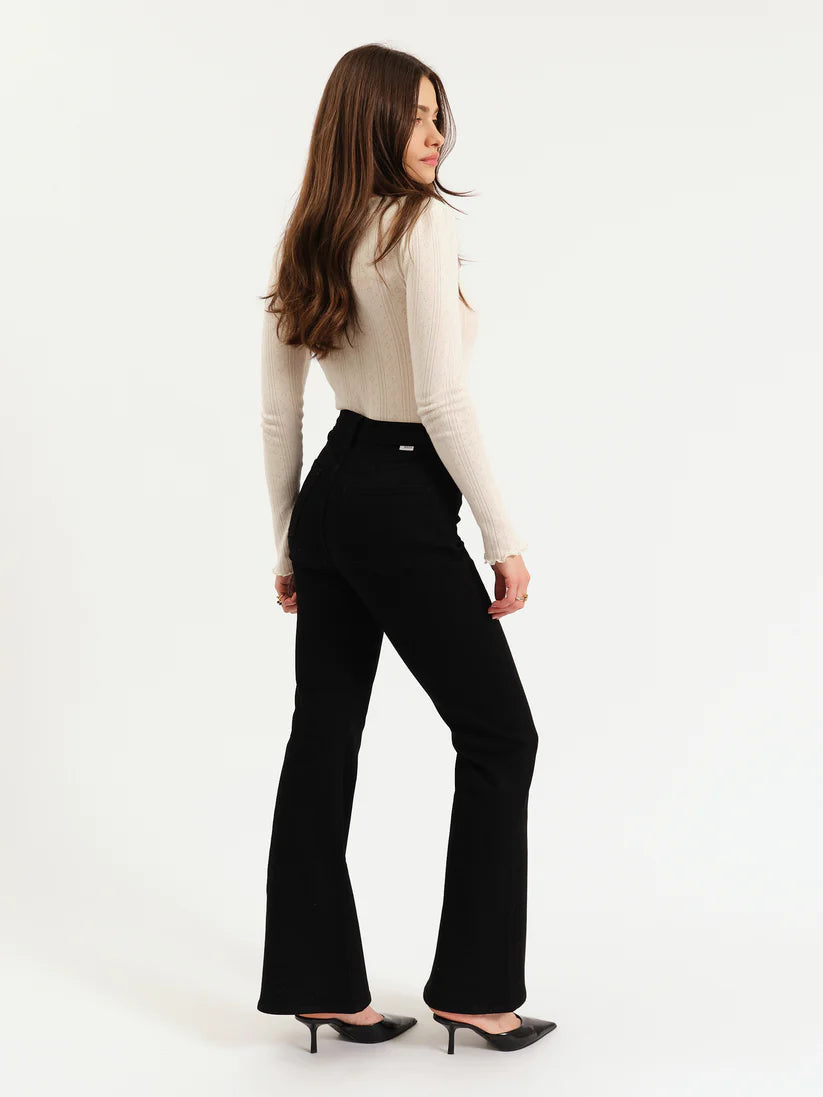 Sunset Flare Jeans in Black