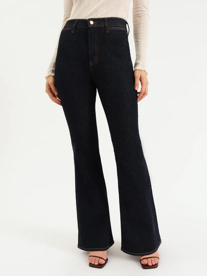 Sunset Flare Jeans in Rinse