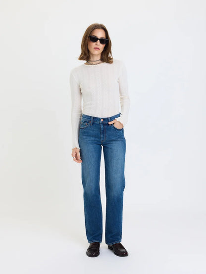 Rebel Mid Rise Slim Straight