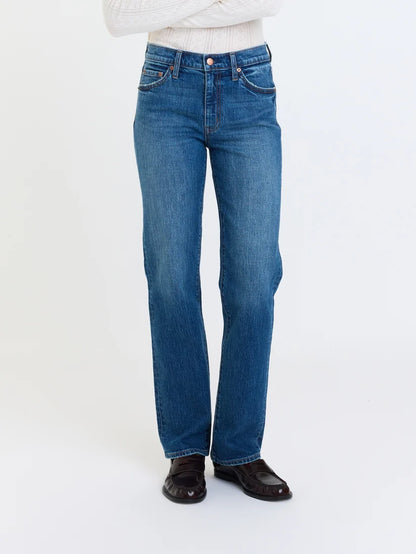 Rebel Mid Rise Slim Straight