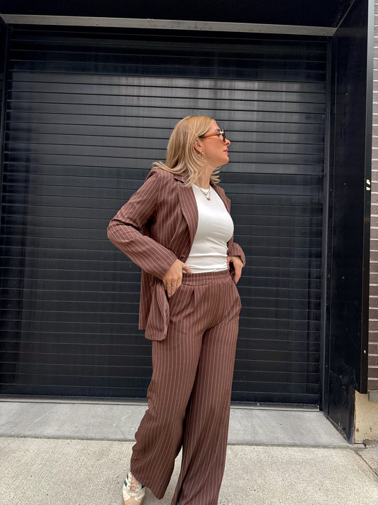 Claudia Pin Stripe Pant