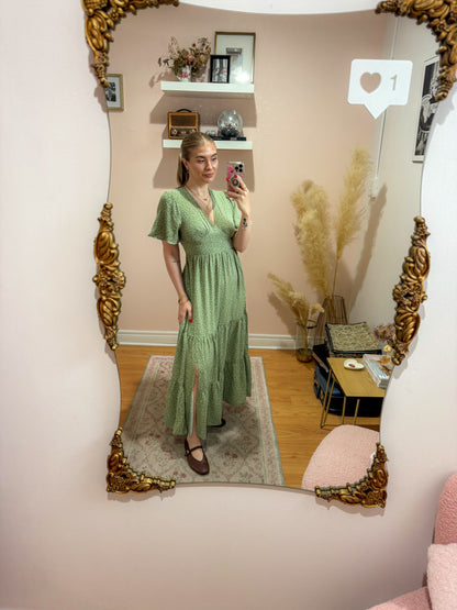 Melina Polka-Dot Maxi Dress