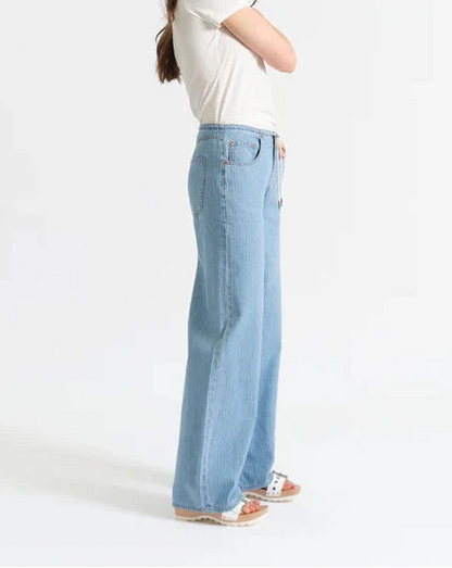 Madison Mid Rise Wide Leg Jean
