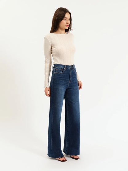 Far Out High Rise Jeans in Waterfall