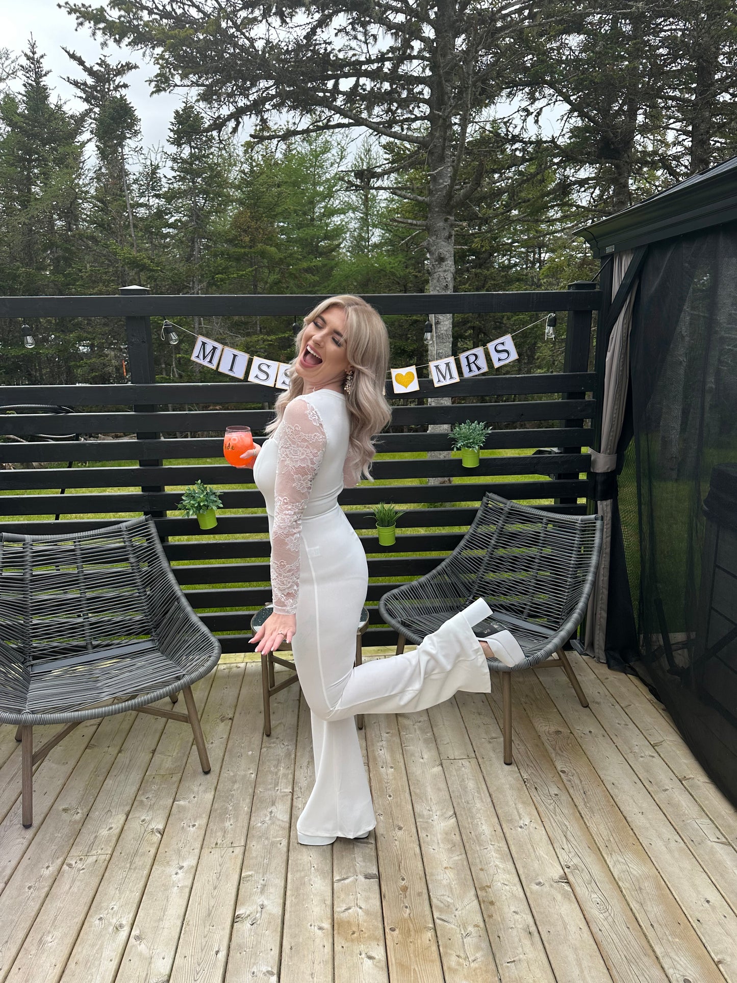 Mina Lace Jumpsuit - FINAL SALE