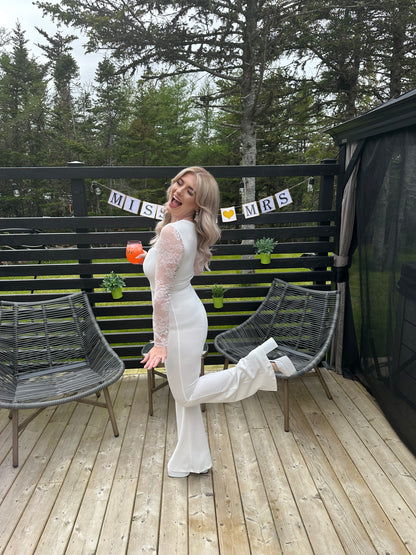 Mina Lace Jumpsuit - FINAL SALE