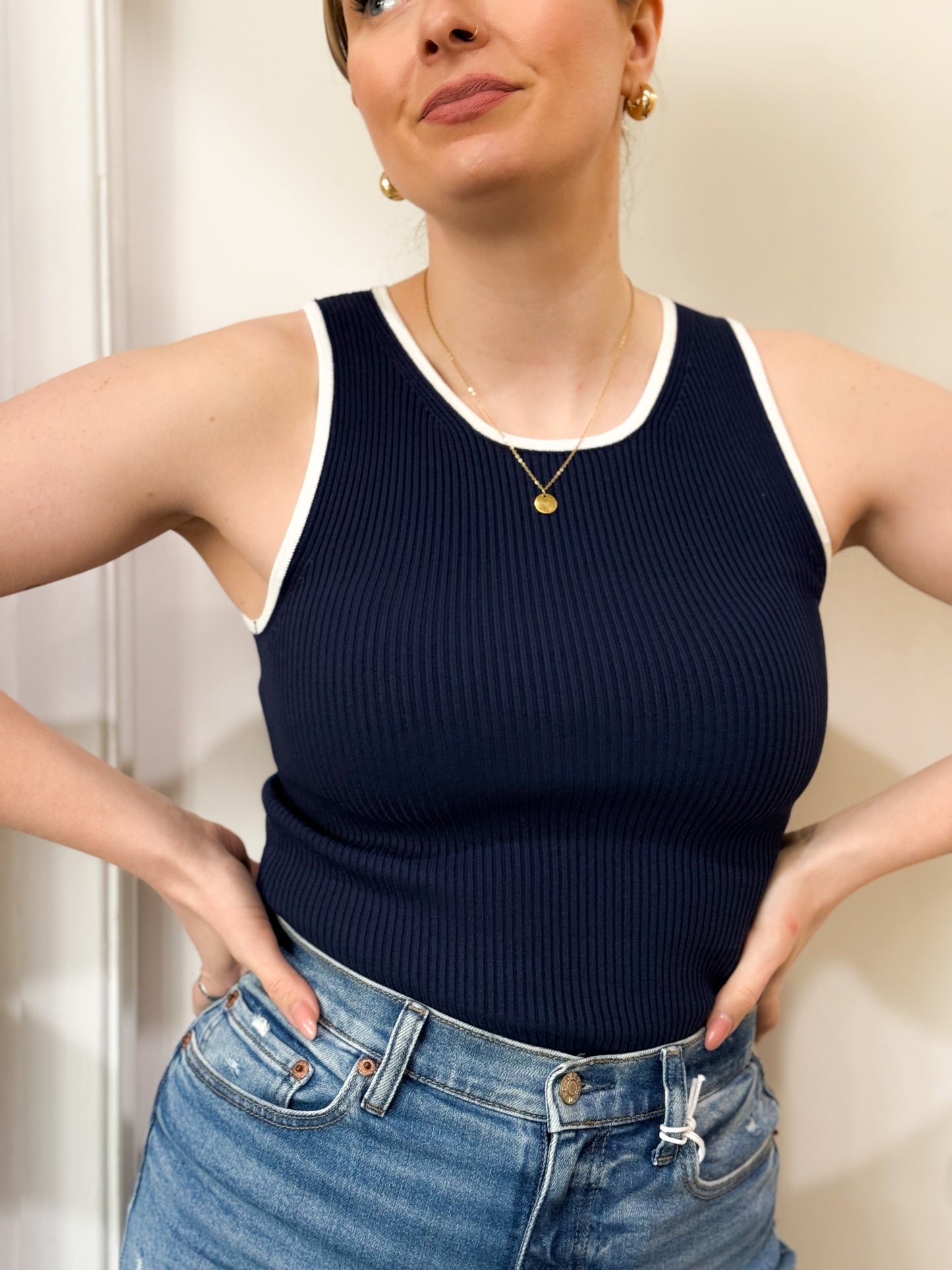 Barker Tank in Navy