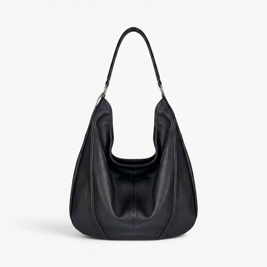 Vivienne Black Vegan Hobo Bag