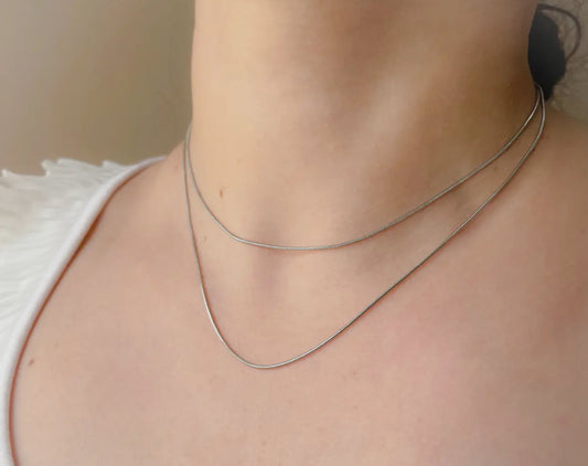 Layered Snake Chain Necklace