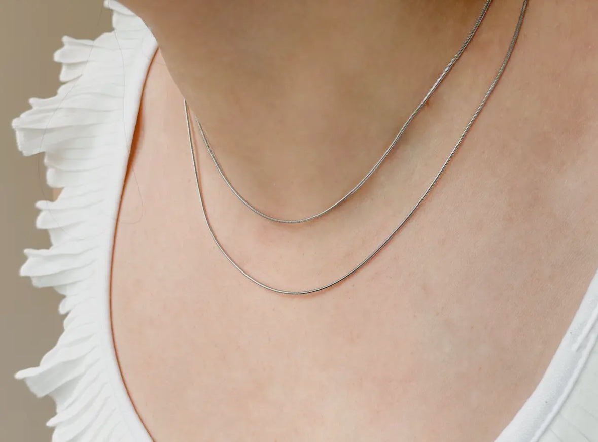 Layered Snake Chain Necklace