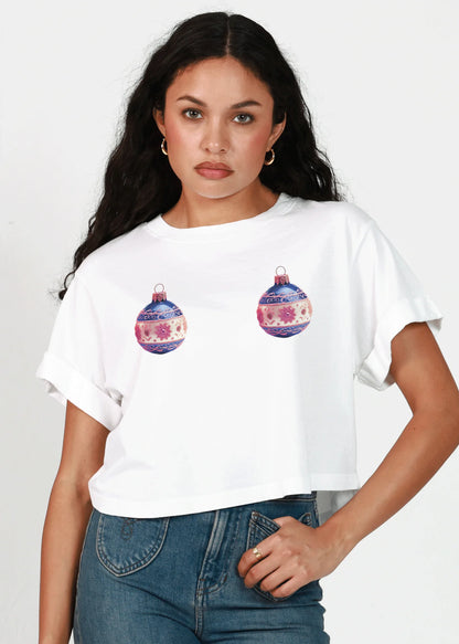 Ornaments Cropped Tee
