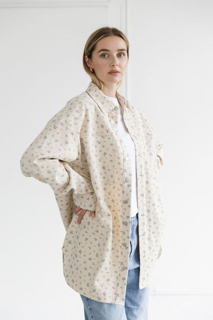 Floral Shania Denim Jacket