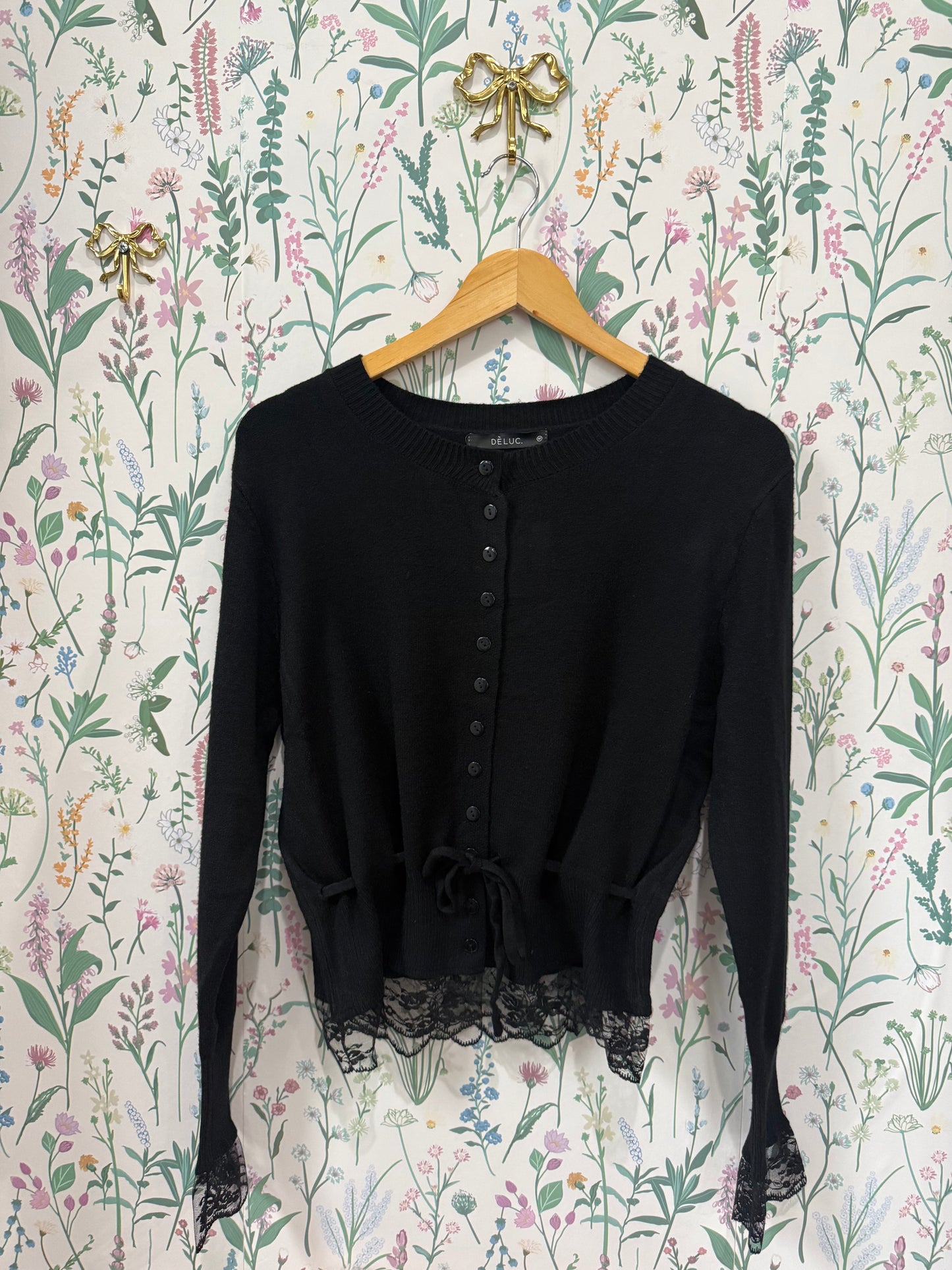 Funkadelic Lace Trim Cardigan