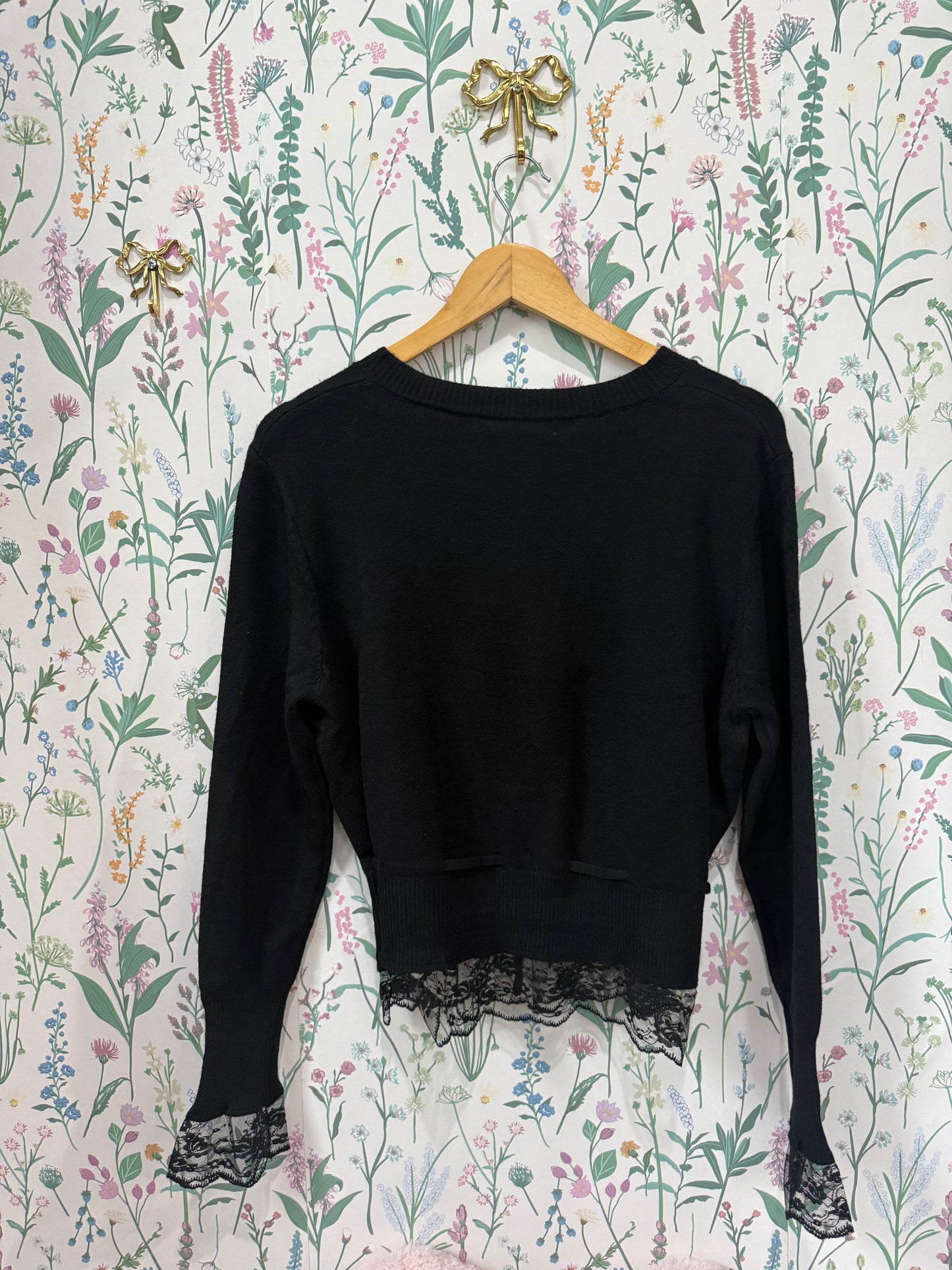 Funkadelic Lace Trim Cardigan
