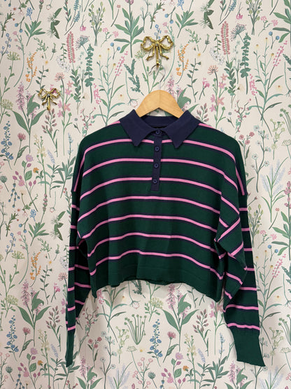 Elbrus Striped Polo Sweater