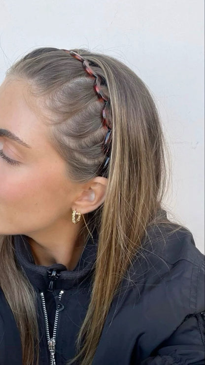 Large Leopard Toothed Headband