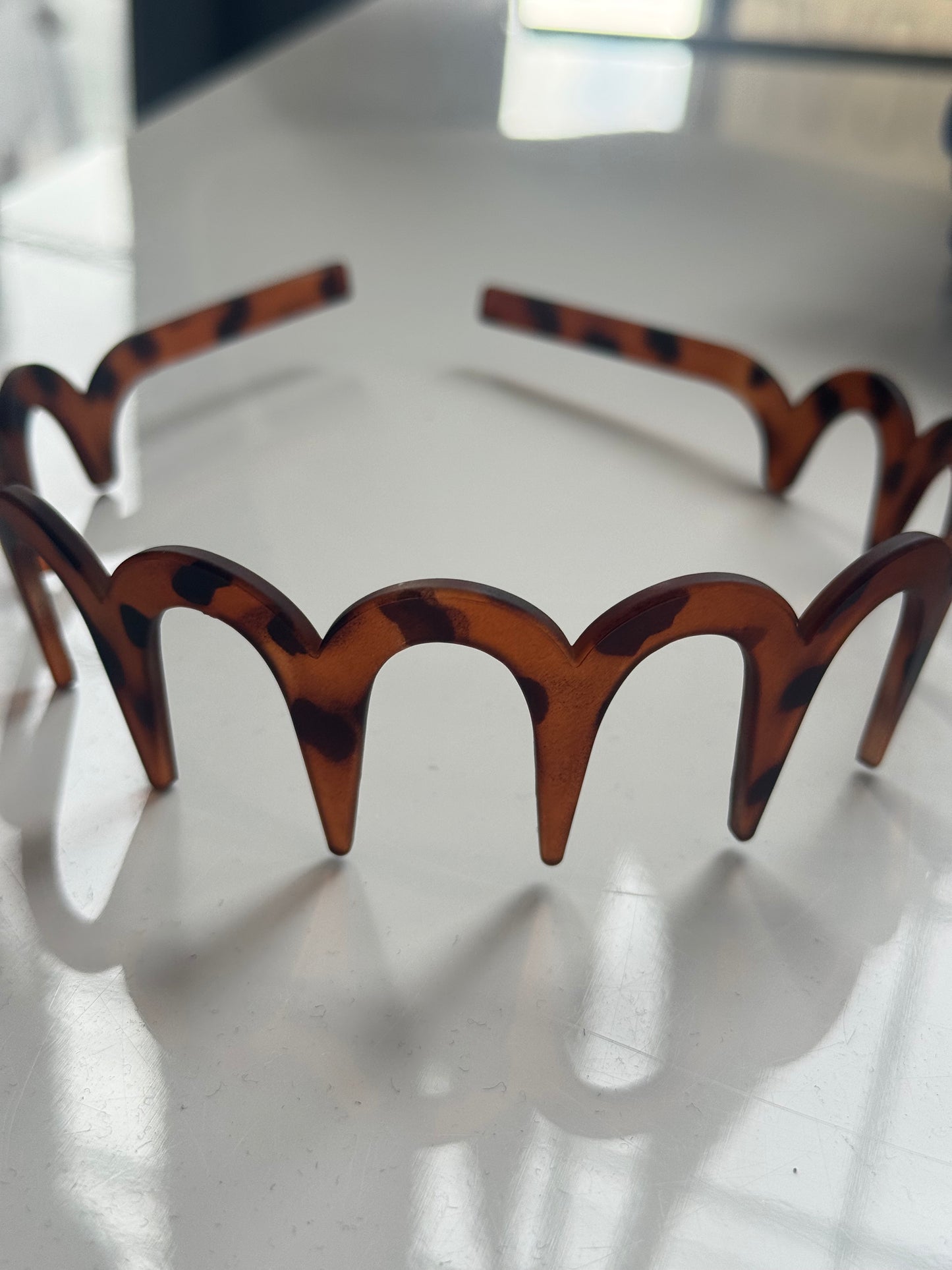 Large Leopard Toothed Headband
