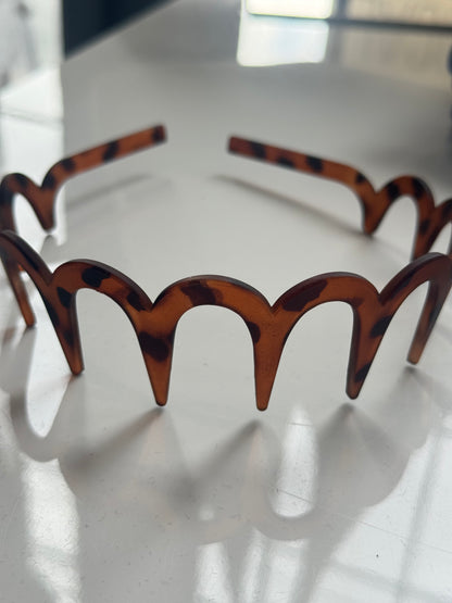 Large Leopard Toothed Headband