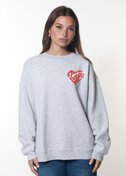 Lover Heart Crewneck Sweatshirt
