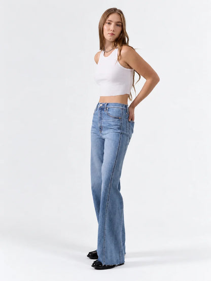 Far Out High Rise Jeans in Make Believe