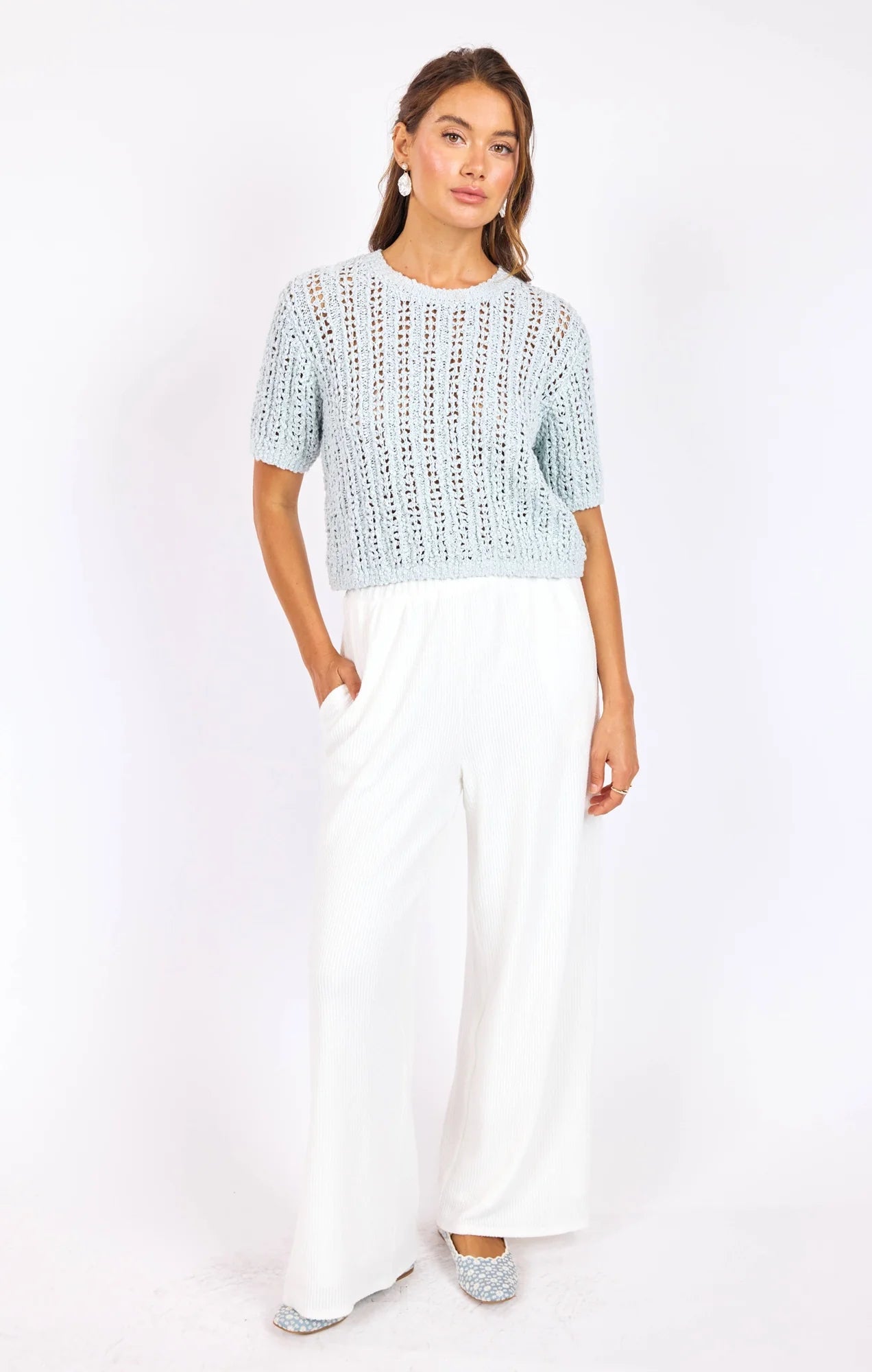 Peruse Short Sleeve Sweater