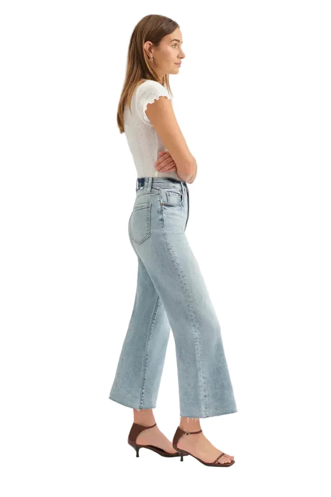 Pleaser High Rise Wide Ankle in New Light