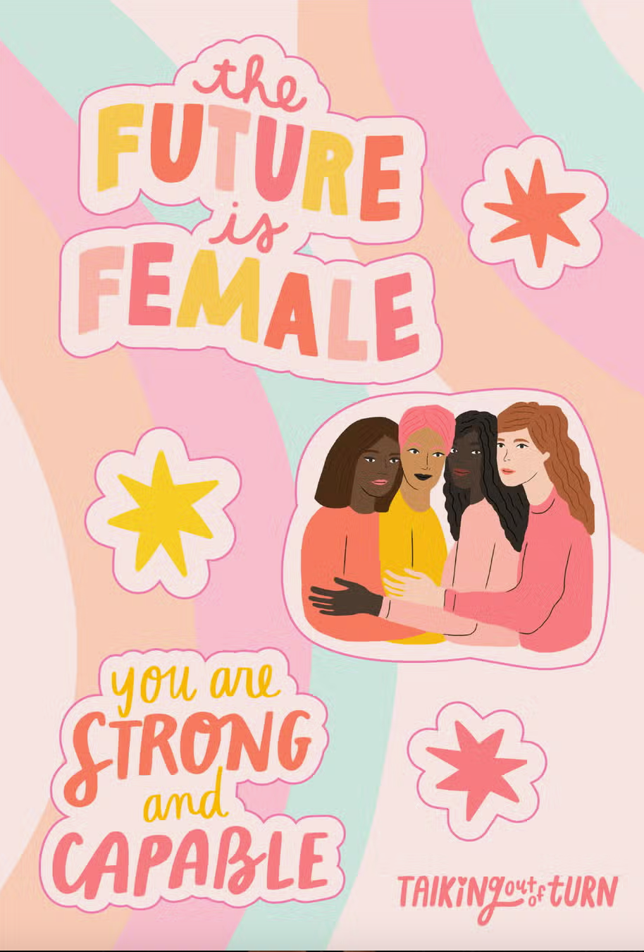 The Future is Female Sticker Pack