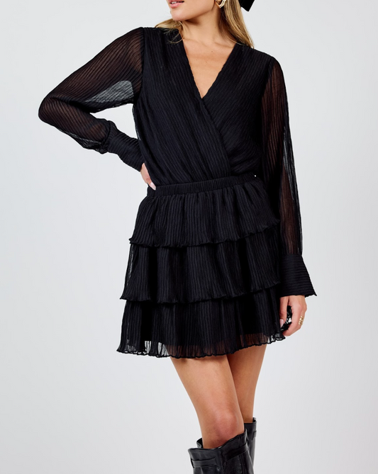 Gathering Pleated Bodysuit