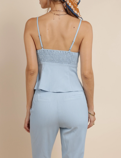 Chasing Goals Button Down Cami