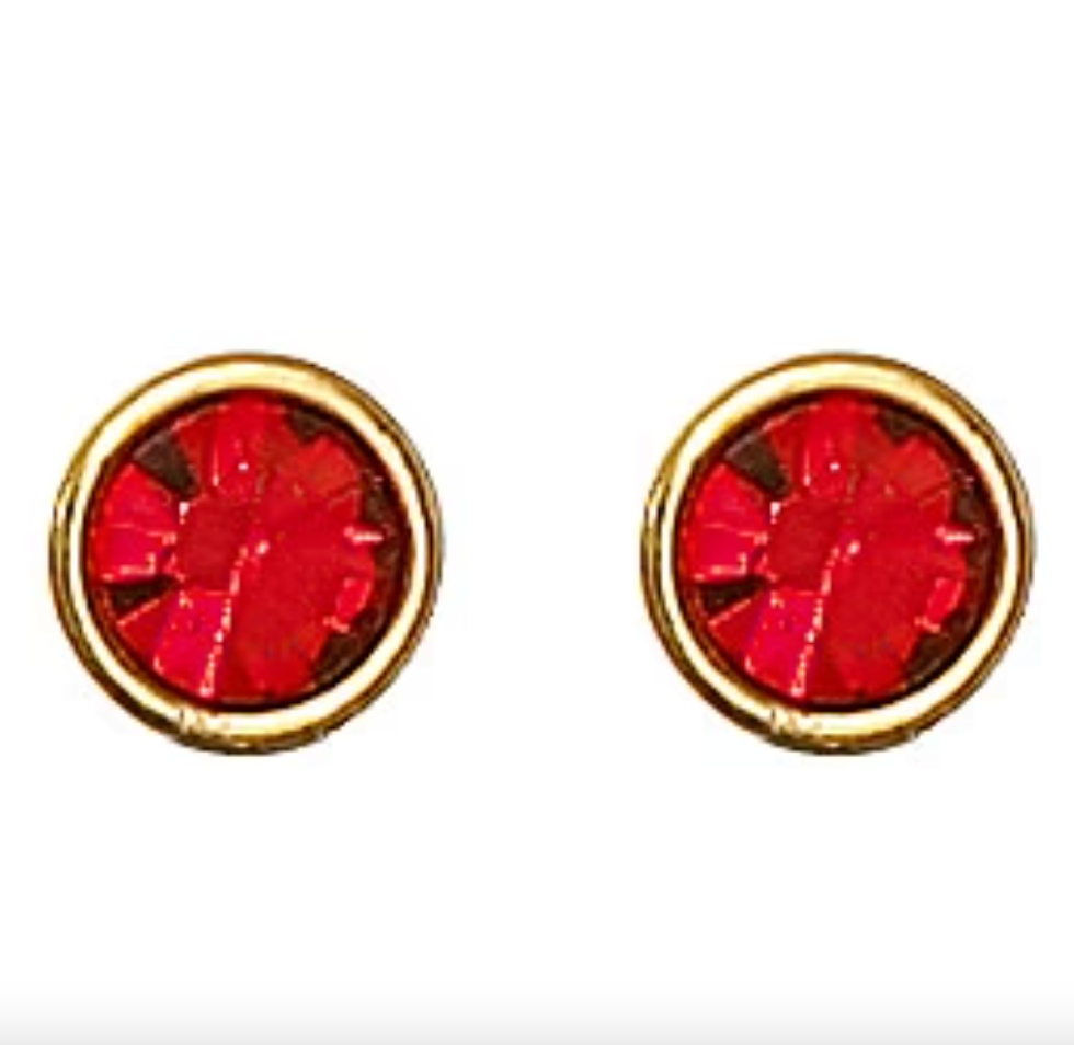 Ruby Stud  Earring
