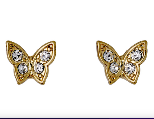 Butterfly Stud Earring