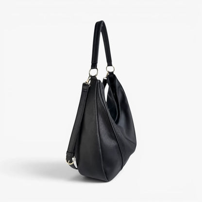 Vivienne Black Vegan Hobo Bag
