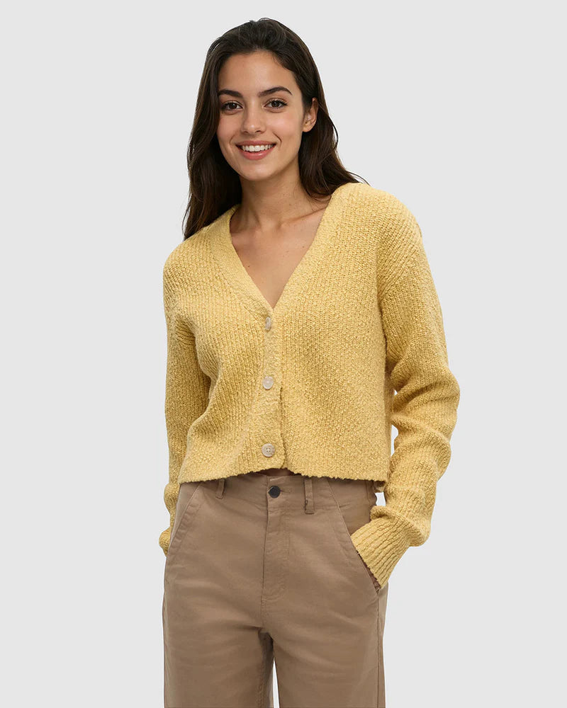 Poplar Cardigan in Yellow