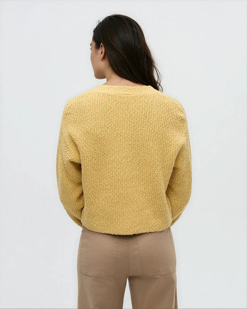 Poplar Cardigan in Yellow