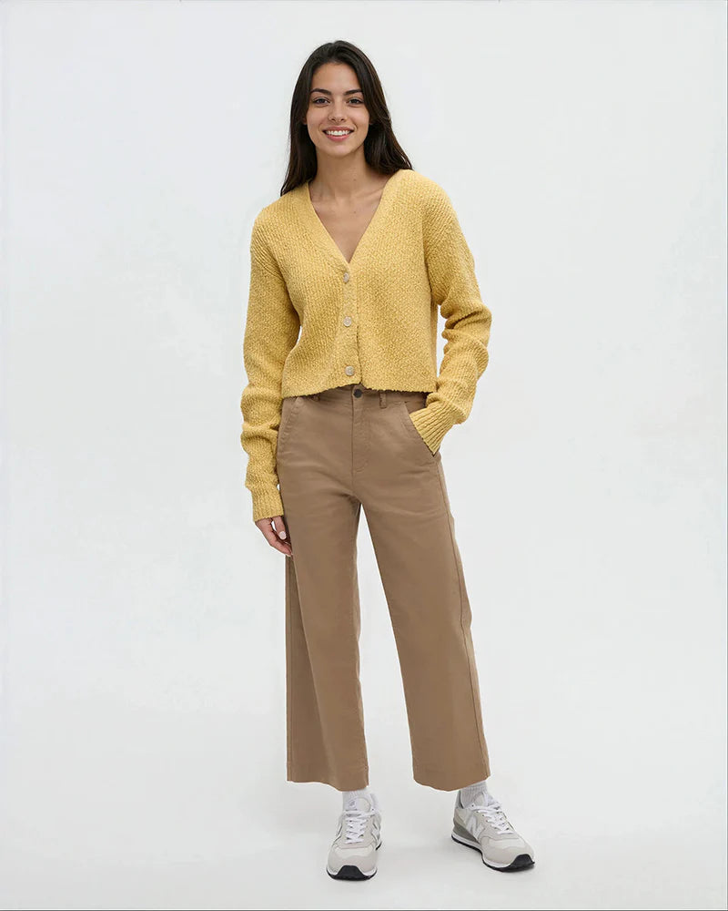 Poplar Cardigan in Yellow