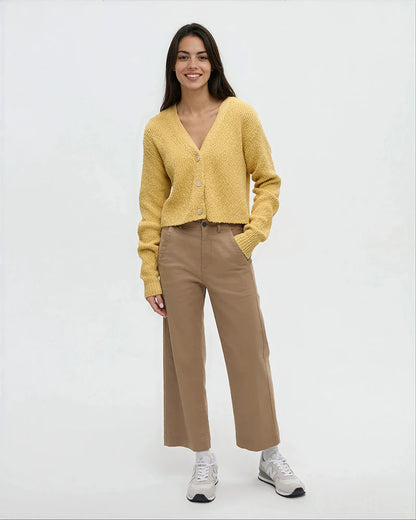 Poplar Cardigan in Yellow