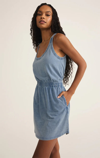 Keegan Knit Denim Dress