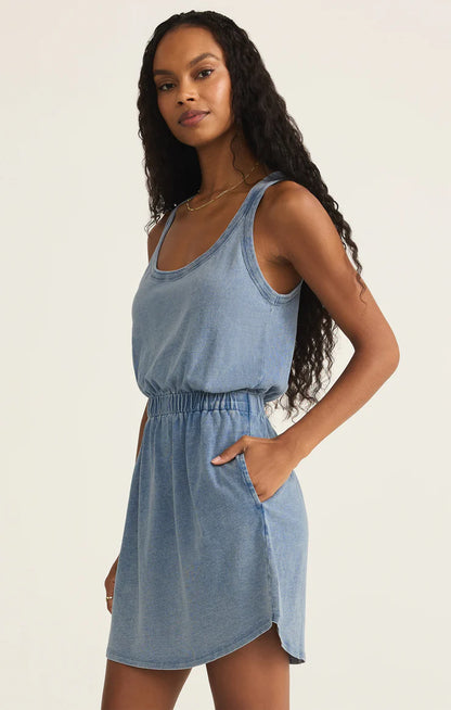 Keegan Knit Denim Dress