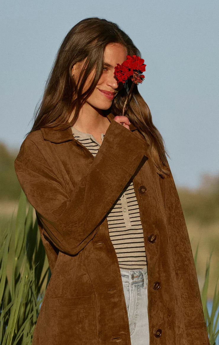 Decker Suede Chore Coat