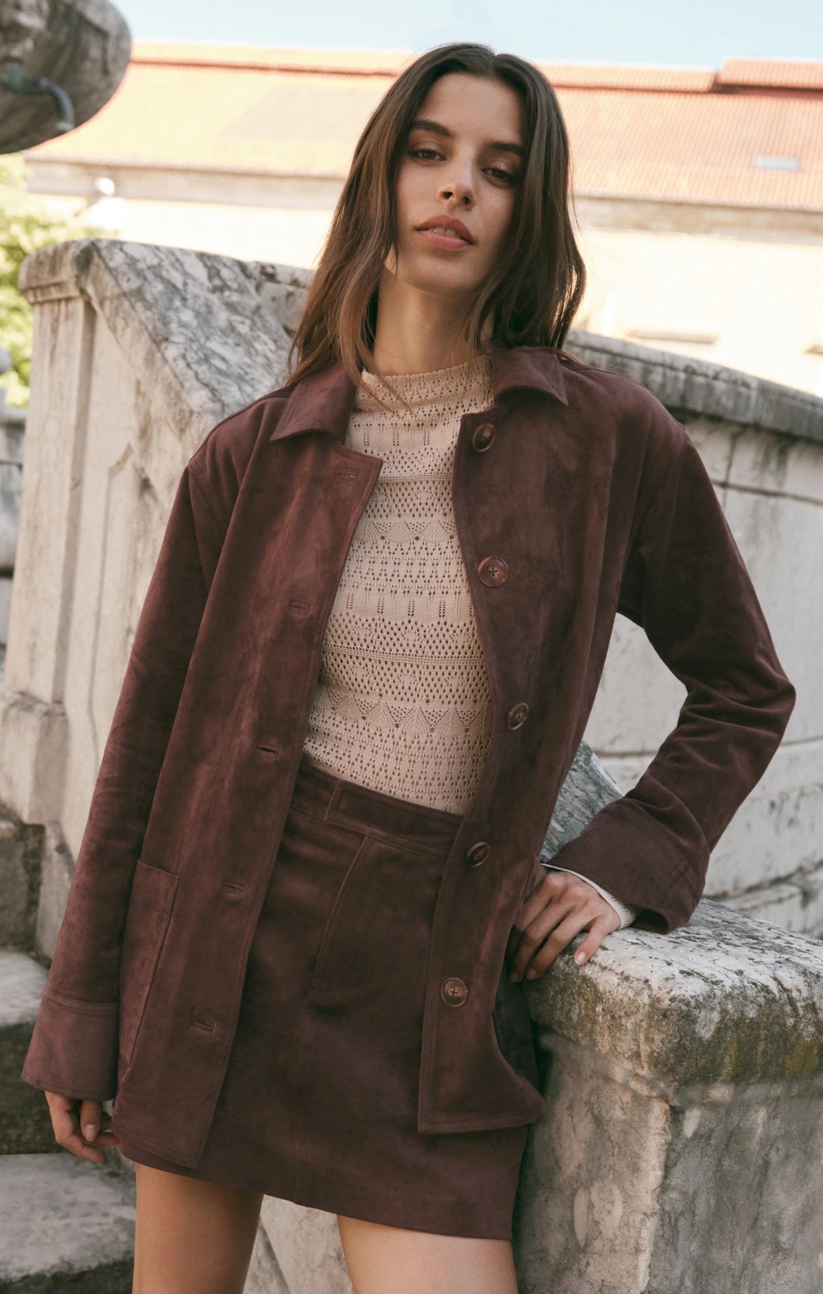 Decker Suede Chore Coat