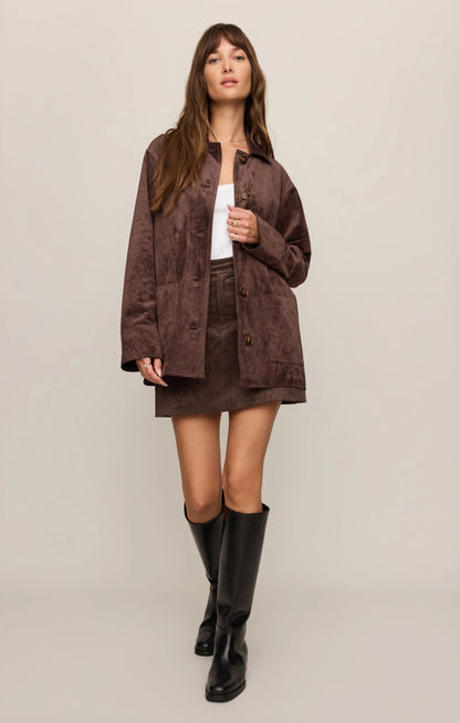 Decker Suede Chore Coat