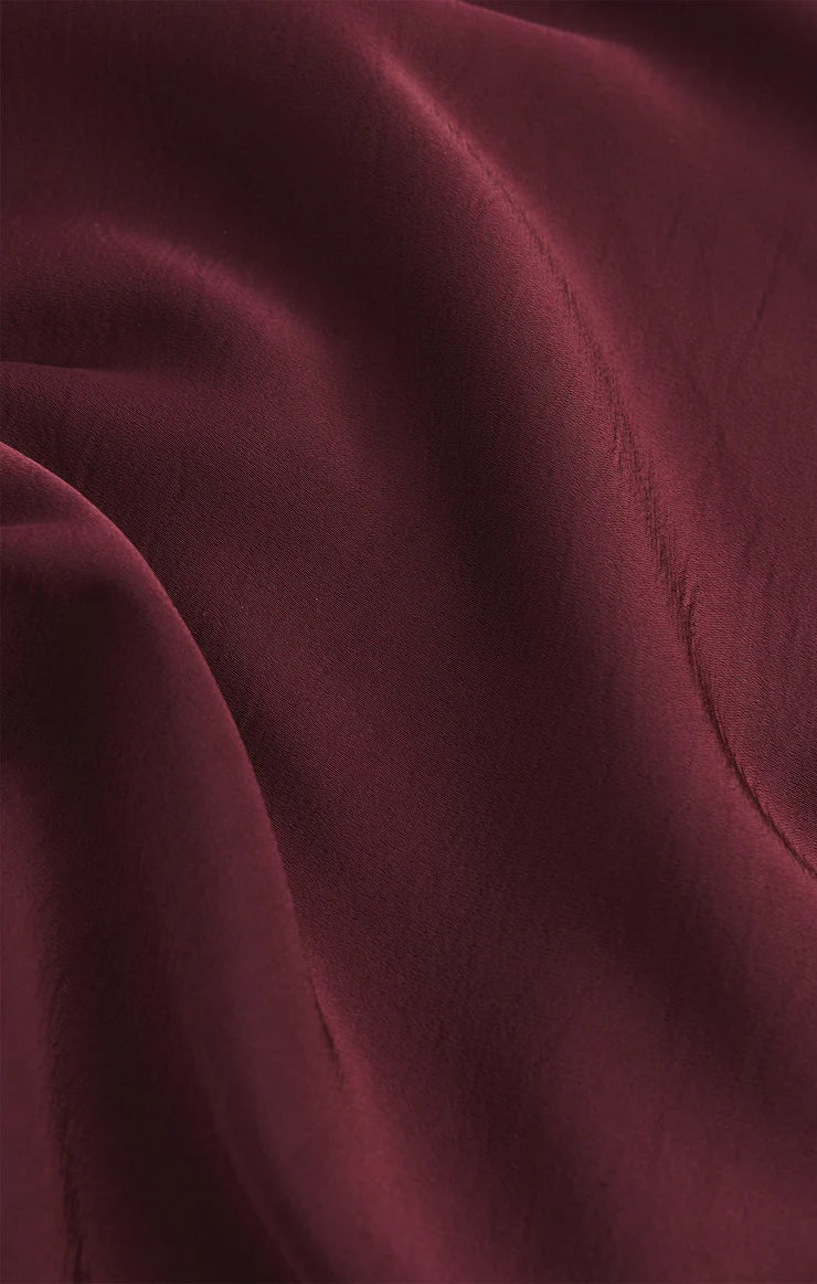 Chablis Mini Skirt in Merlot