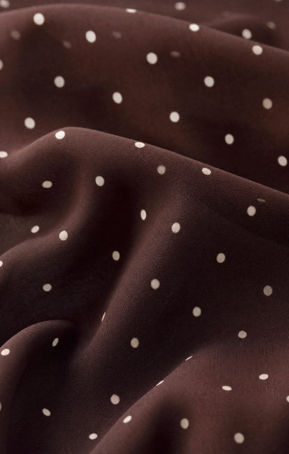 Eda Polka Dot Mesh Skirt
