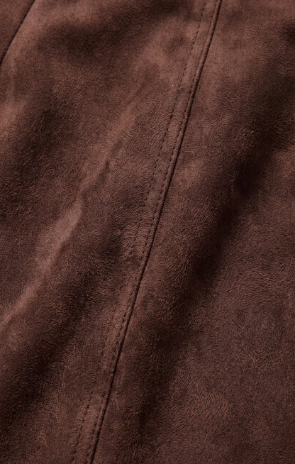 Perri Faux Suede Mini Skirt
