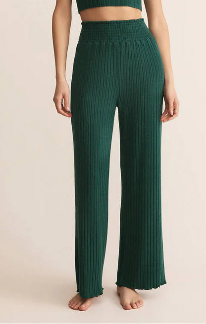 Dawn Smocked Ribbed Pant