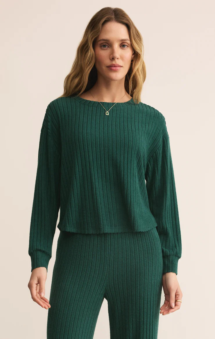 Elfie Rib Long Sleeve Top