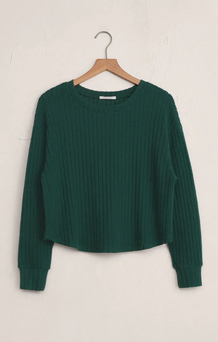 Elfie Rib Long Sleeve Top